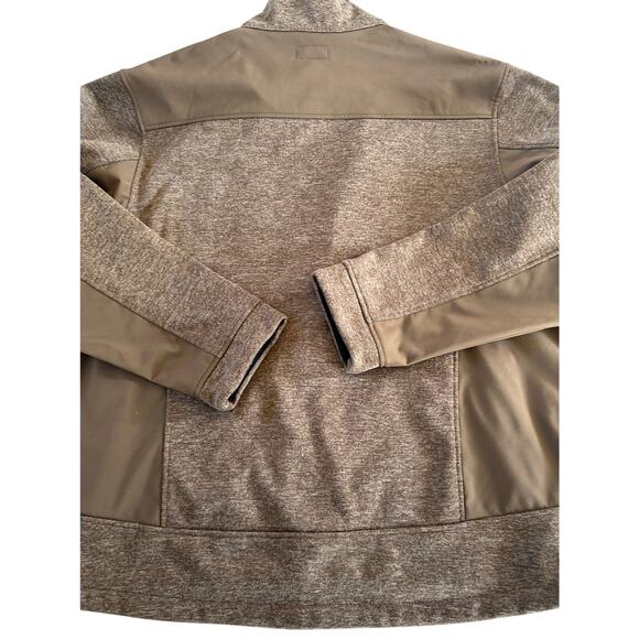 NEW NRA Soft Shell Fleece Jacket Men's XL Brown Performance Eagle Logo Full Zip - Picture 9 of 9